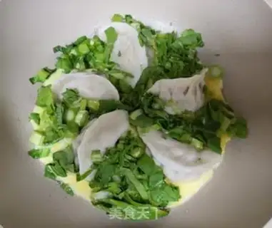 Make Vegetable eggs and dumplings step 3