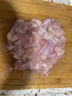 Make Corn chicken sausage step 0