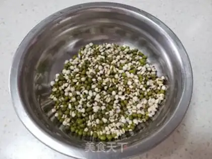 Make Green bean rice step 1
