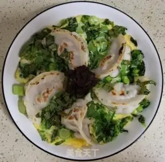 Make Vegetable eggs and dumplings step 5