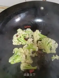 Make Hot peppers and broccoli step 4