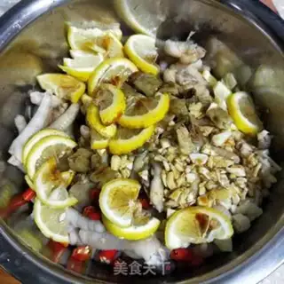 Make Lemon chicken claws step 11