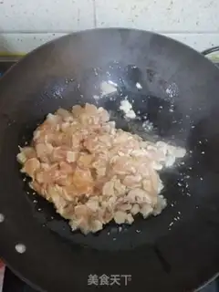 Make Porridge greasy chicken step 2
