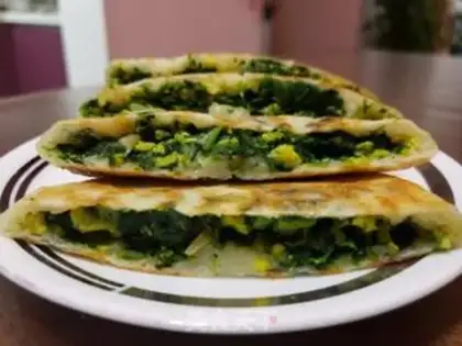 Make Spinach egg pie step 13