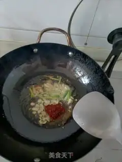 Make Bean petal eggplant step 2