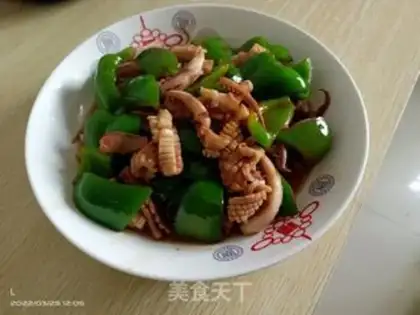 Make Squid pepper step 6