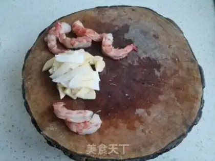 Make Red shrimp in winter step 1