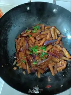 Make Bean petal eggplant step 6
