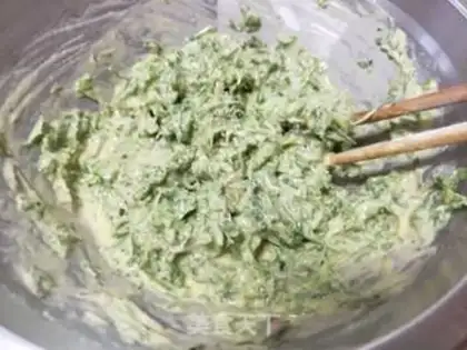 Make An egg pancakes step 4