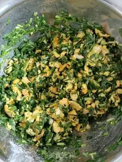Make Egg dumplings step 6