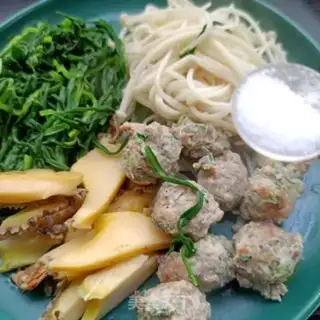Make Noodle meatballs with abalone step 15