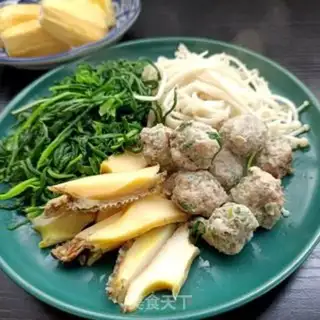 Make Noodle meatballs with abalone step 16