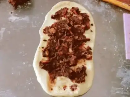 Make Red Bean Sand Bread step 6