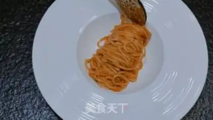 Make Tomato sauce pasta step 13
