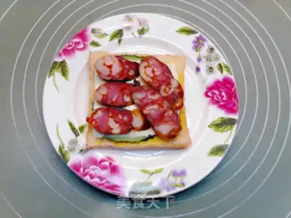 Make Weenie cheese sandwich step 5