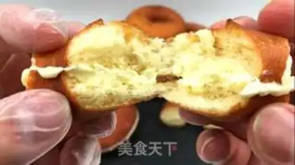 Make Cream doughnuts step 21