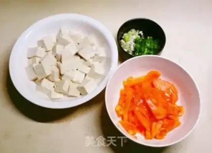 Make Tomato stew tofu step 3