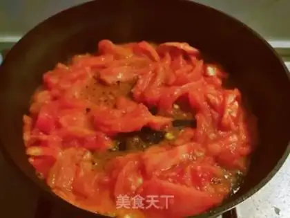 Make Tomato stew tofu step 5