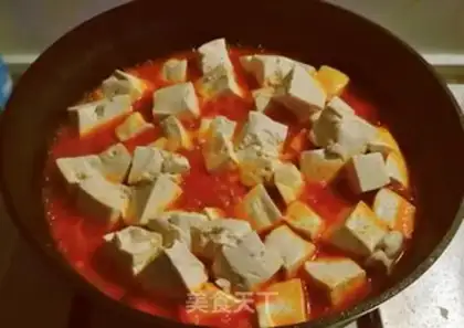 Make Tomato stew tofu step 7