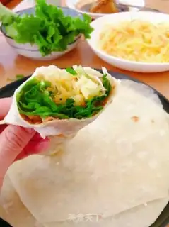 Make Potato burrito step 14