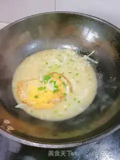 Make radish egg soup step 4