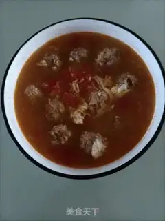 Make Tomato meatball soup step 21