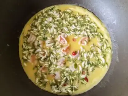 Make Shrimp and eggs step 8