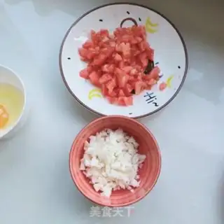 Make Potato egg soup step 1