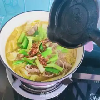 Make Sour soup, sheep step 13