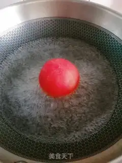 Make Tomato egg oak soup step 0