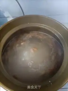 Make Ink-fish peanut porridge step 6