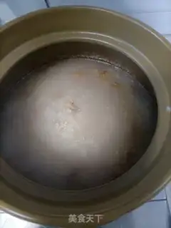 Make Ink-fish peanut porridge step 10
