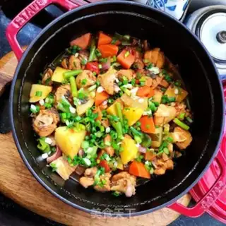 Make Spicy chicken and potatoes step 12