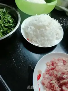Make Piggy dumplings step 1