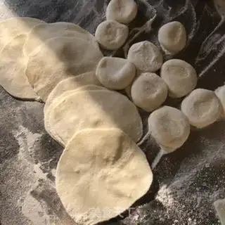 Make Three fresh dumplings step 15