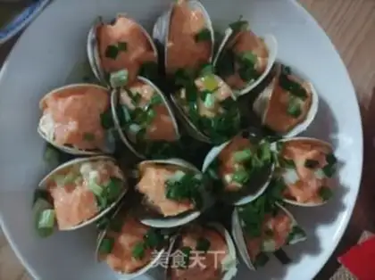 Make Shrimp slid on clams step 2