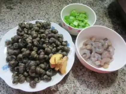 Make Cream shrimp snails step 0