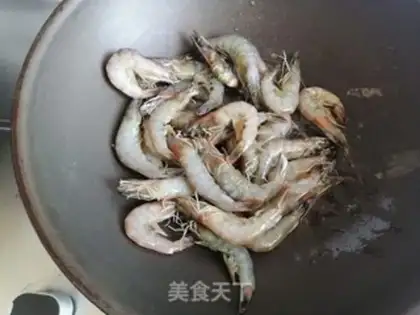 Make Red shrimp step 2