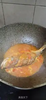 Make Tomatoe and yellowfish step 8