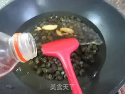 Make Cream shrimp snails step 3