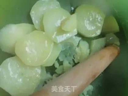 Make Potato roll step 0