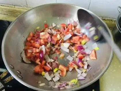 Make Tomato egg paste step 8
