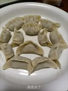 Make Green molluscs, pork dumplings step 9