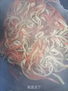 Make Carrot, bean peel step 3