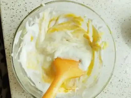 Make Strawberry cream birthday cake step 13