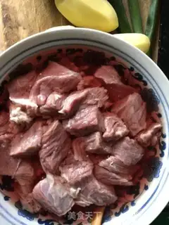 Make Potato beef step 1