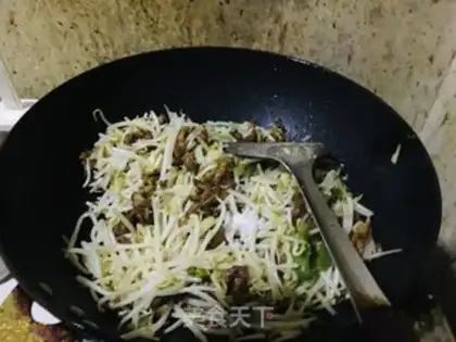 Make Green bean sprouts of veal step 8