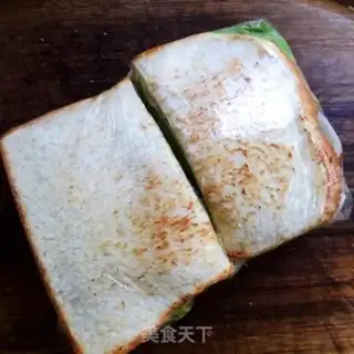 Make Beef ham sandwich step 8