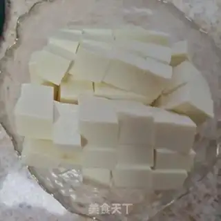 Make Five bouquets for green tofu cabbage step 2