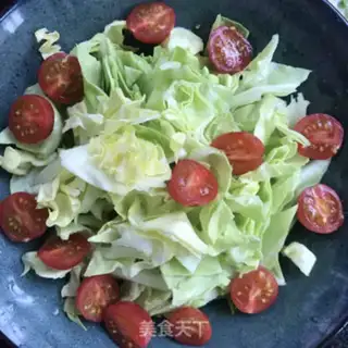Make Garlic beef egg salad step 2